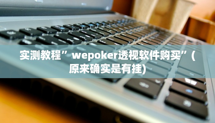 实测教程”wepoker透视软件购买”(原来确实是有挂)