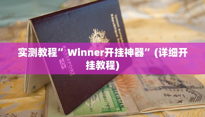实测教程”Winner开挂神器”(详细开挂教程)