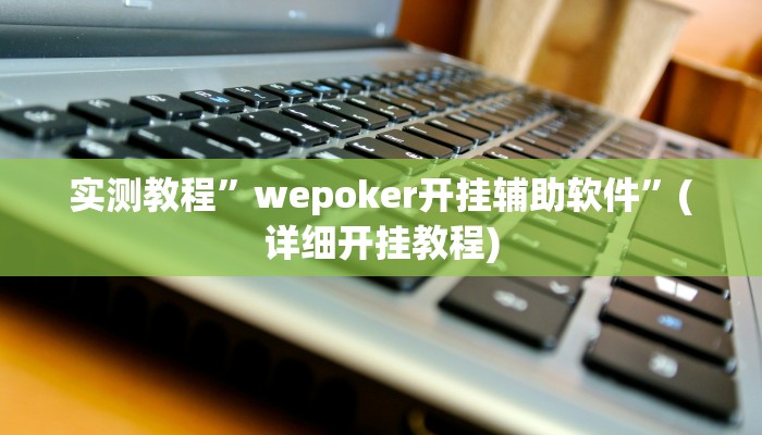 实测教程”wepoker开挂辅助软件”(详细开挂教程)