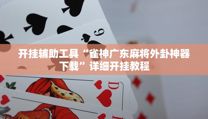 开挂辅助工具“雀神广东麻将外卦神器下载”详细开挂教程