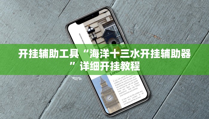 开挂辅助工具“海洋十三水开挂辅助器”详细开挂教程