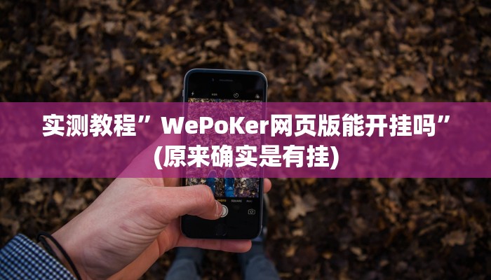 实测教程”腾讯欢乐麻将辅助怎么开挂”(原来确实是有挂)