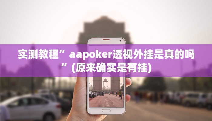 实测教程”GGpoker透视挂真的假的”(原来确实是有挂)