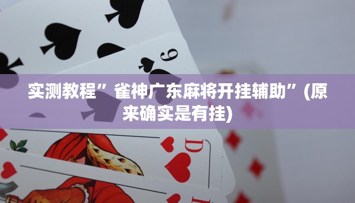 开挂辅助工具“欢乐吓牌可以开挂吗”其实确实有挂