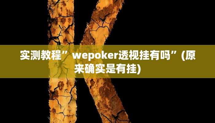 实测教程”德扑之星开挂辅助方法”(原来确实是有挂)