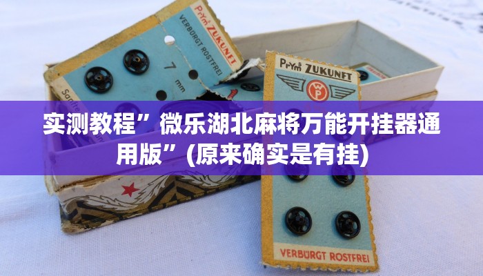 实测教程”微乐湖北麻将万能开挂器通用版”(原来确实是有挂)