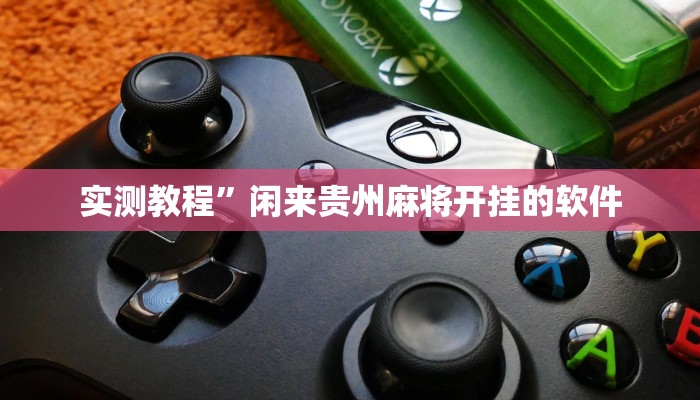 实测教程”闲来贵州麻将开挂的软件