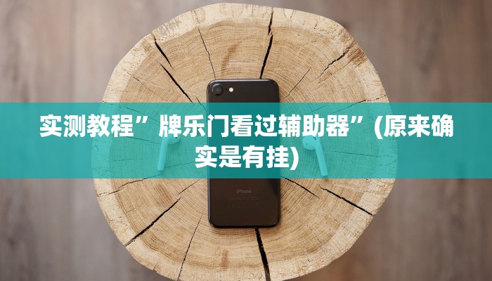 实测教程”牌乐门看过辅助器”(原来确实是有挂)