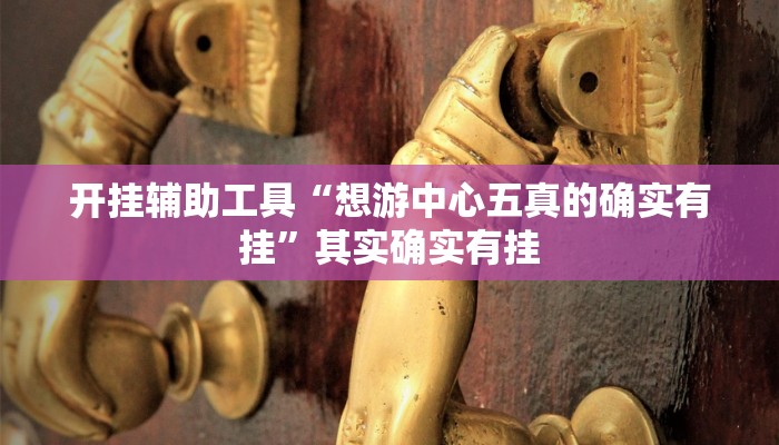 开挂辅助工具“想游中心五真的确实有挂”其实确实有挂