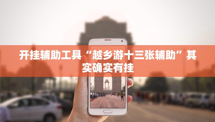 开挂辅助工具“越乡游十三张辅助”其实确实有挂