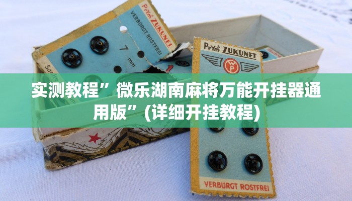 实测教程”微乐湖南麻将万能开挂器通用版”(详细开挂教程)