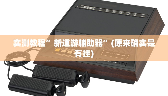 实测教程”新道游辅助器”(原来确实是有挂)