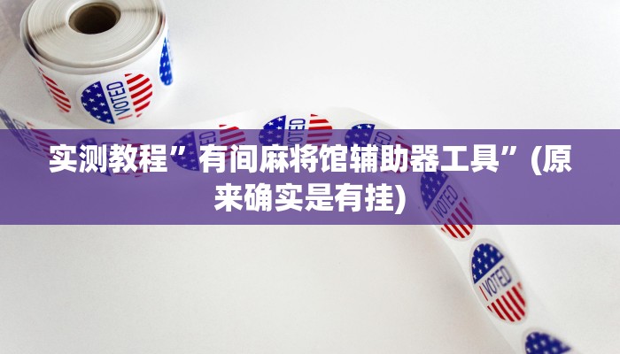 实测教程”有间麻将馆辅助器工具”(原来确实是有挂)