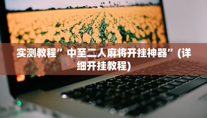 实测教程”中至二人麻将开挂神器”(详细开挂教程)