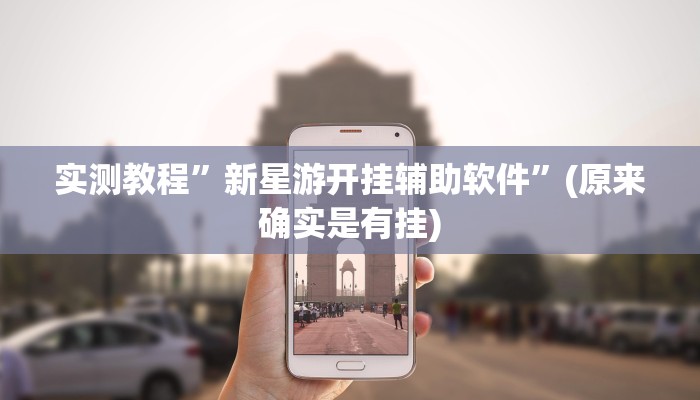 实测教程”新星游开挂辅助软件”(原来确实是有挂)