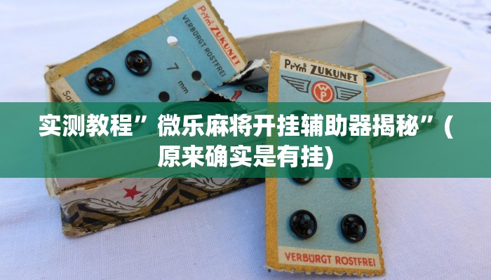 实测教程”微乐麻将开挂辅助器揭秘”(原来确实是有挂)
