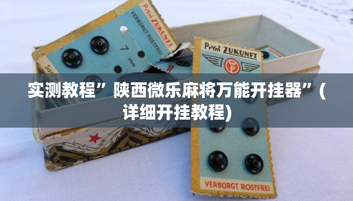 实测教程”陕西微乐麻将万能开挂器”(详细开挂教程)